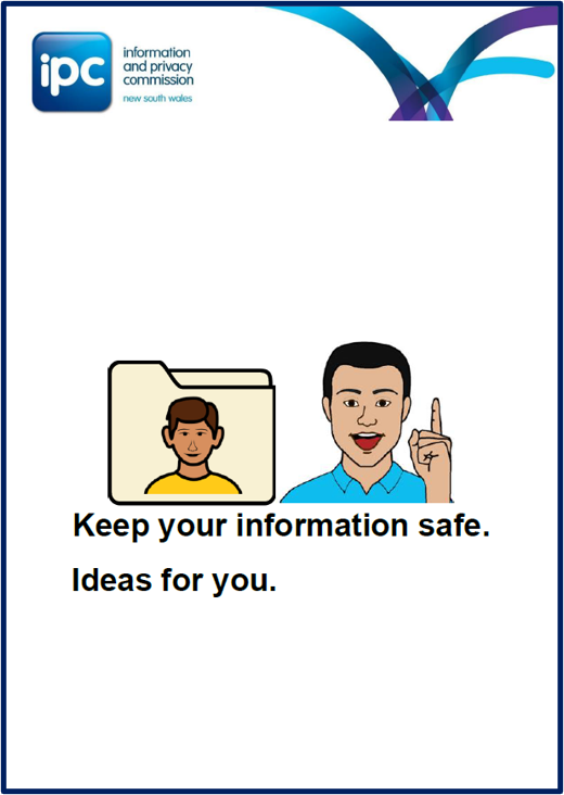 Keep your information safe - Ideas for you Easy English image