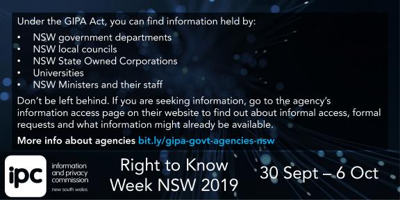 RTK Week 2019 Social Media IA Tile 2 - Accessing information from agencies