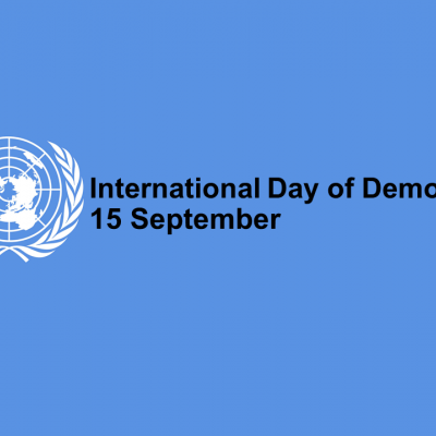 International Day of Democracy 15 September